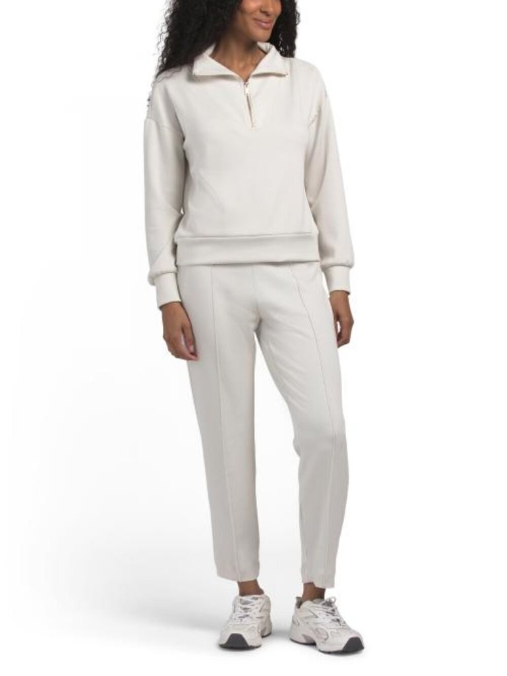 ELIE BY ELIE TAHARI 2pc Scuba Knit Top And Pants Set